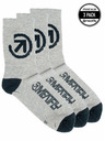 Meatfly Meatfly Socks Long Triple Pack Grey Bike | Grey | Size