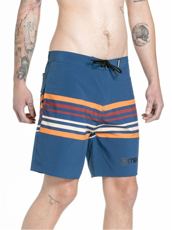 Meatfly Meatfly moške kopalke Ernie Boardshorts 19" Stripes Navy | Modra | Velikost