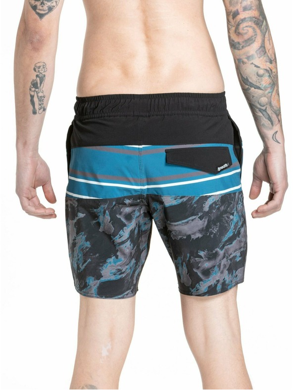 Meatfly Meatfly moške kopalke Keith Boardshorts 17" Mossy Petrol | Modra | Velikost