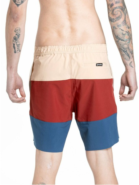 Meatfly Meatfly moške kopalke Ernie Boardshorts 19" Navy / Latte | Modra | Velikost