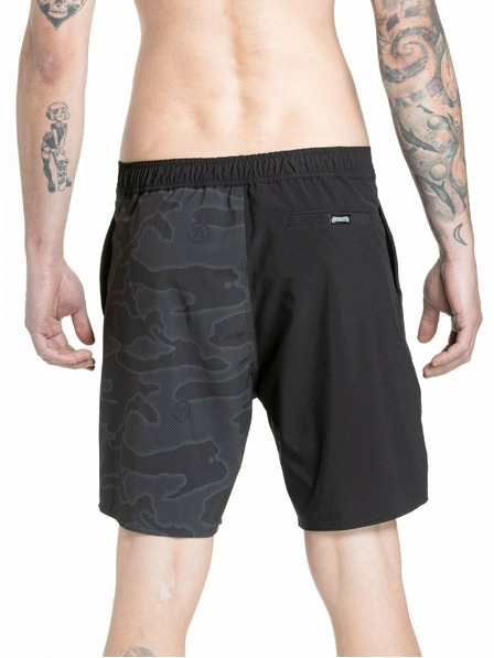 Meatfly Meatfly moške kopalke Ernie Boardshorts 19" Morph Black | Črna | Velikost