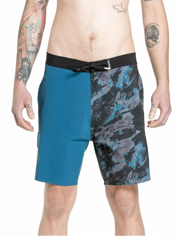 Meatfly Meatfly moške kopalke Ernie Boardshorts 19" Mossy Petrol | Modra | Velikost