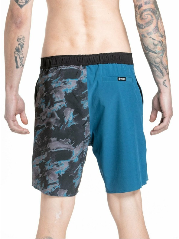 Meatfly Meatfly moške kopalke Ernie Boardshorts 19" Mossy Petrol | Modra | Velikost