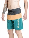 Meatfly Meatfly moške kopalke Mitch Boardshorts 21" Snake Green / Camel | Zelena | Velikost