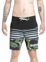 Meatfly Meatfly moške kopalne hlače Ernie Boardshorts 19" Palm | Večbarvna | Velikost