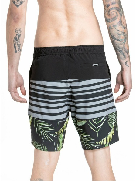 Meatfly Meatfly moške kopalne hlače Ernie Boardshorts 19" Palm | Večbarvna | Velikost