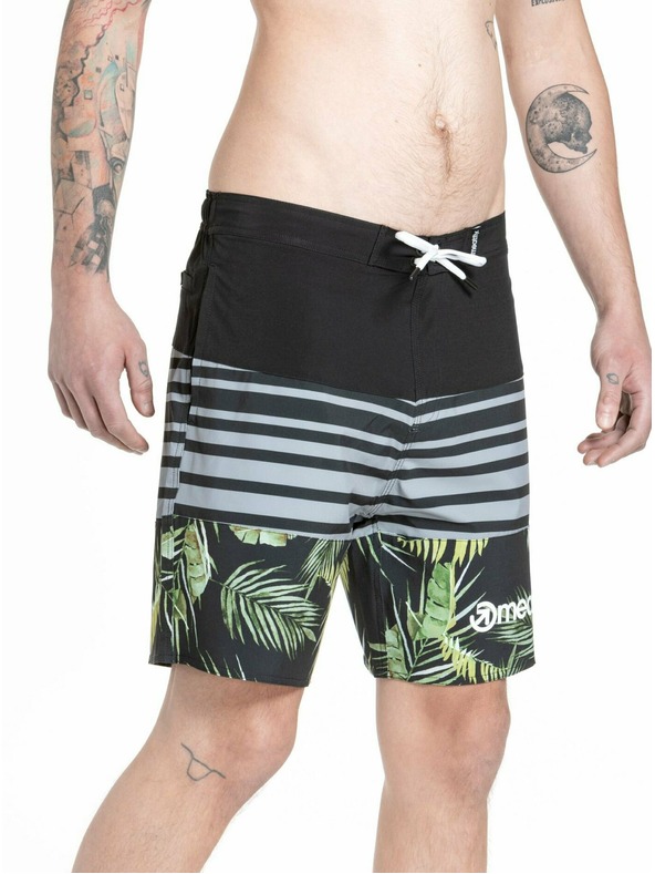 Meatfly Meatfly moške kopalne hlače Ernie Boardshorts 19" Palm | Večbarvna | Velikost