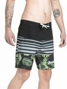 Meatfly Meatfly moške kopalne hlače Ernie Boardshorts 19" Palm | Večbarvna | Velikost