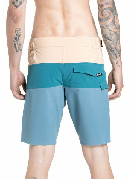 Meatfly Meatfly moške kopalne hlače Mitch Boardshorts 21" Slate Blue / Latte | Modra | Velikost