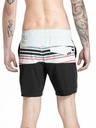 Meatfly Meatfly moške kopalne hlače Keith Boardshorts 17" Light Grey / Red Orange | Siva | Velikost
