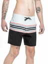 Meatfly Meatfly moške kopalne hlače Keith Boardshorts 17" Light Grey / Red Orange | Siva | Velikost