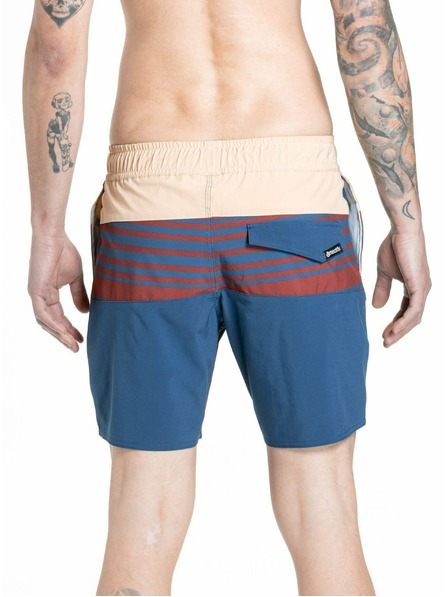 Meatfly Meatfly moške kopalne hlače Keith Boardshorts 17" Navy / Latte | Modra | Velikost