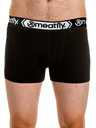 Meatfly Meatfly moške boksarice Balboa Boxershorts Four Pack Black/Black | Črna | Velikost