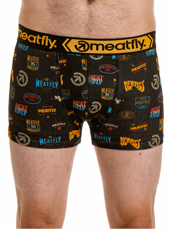 Meatfly Meatfly moške boksarice Balboa Boxershorts Pineapple/Badges Gift Pack
