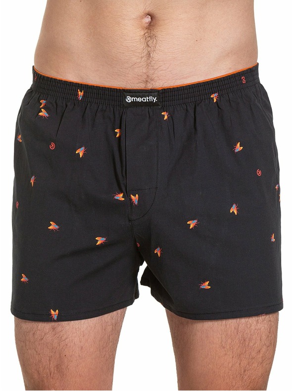 Meatfly Meatfly moške spodnje hlače Agostino Flies Gift Pack | Črna | Velikost