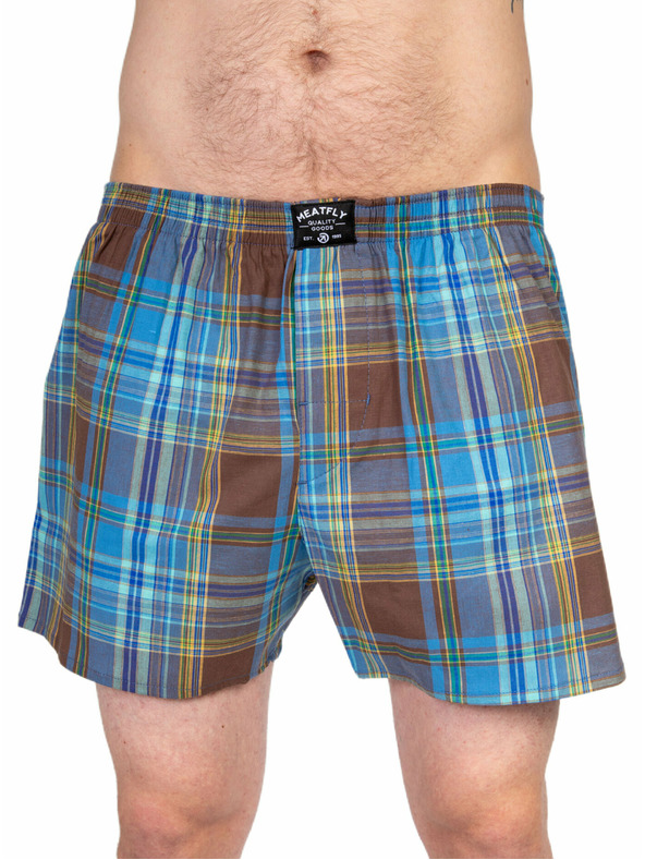 Meatfly Meatfly moške boksarice Doug Yellow / Brown | Rumena | Velikost