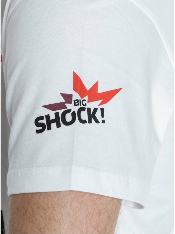 Meatfly Meatfly moška majica Big Shock 8Bit White | Bela | Velikost