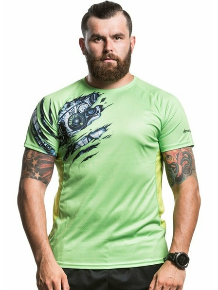 Meatfly Meatfly funkcionalna majica Reaper A - Lime green | Zelena | Velikost