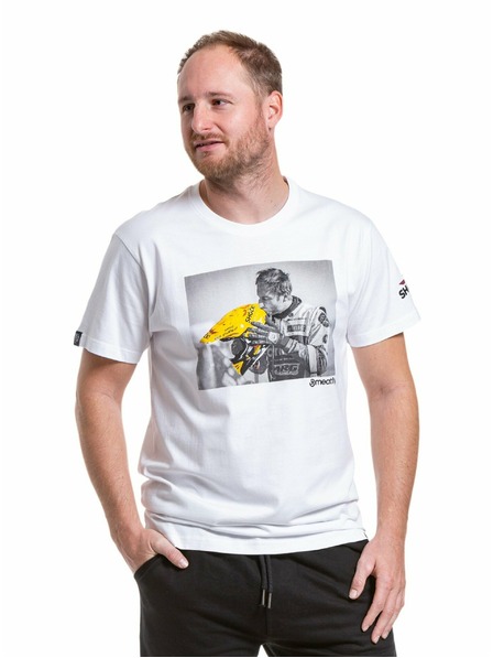 Meatfly Meatfly moška majica Big Shock Kiss White | Bela | Velikost