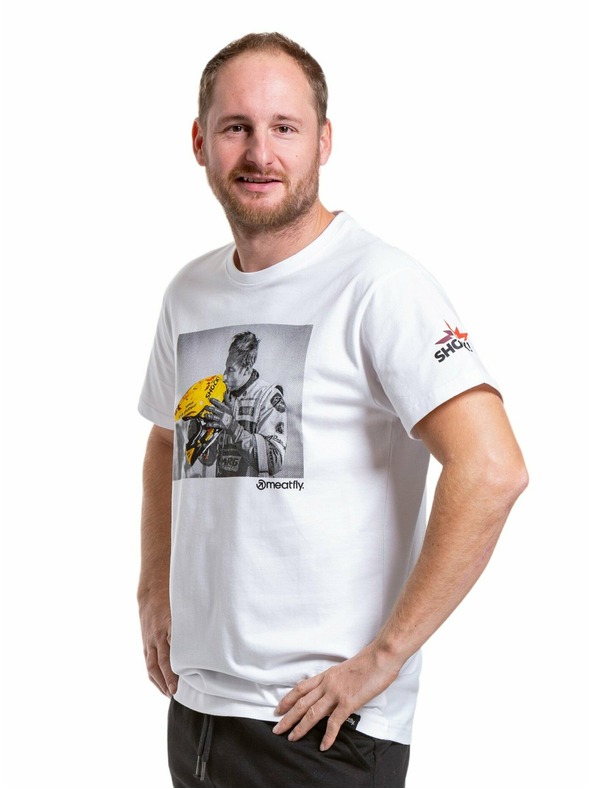 Meatfly Meatfly moška majica Big Shock Kiss White | Bela | Velikost
