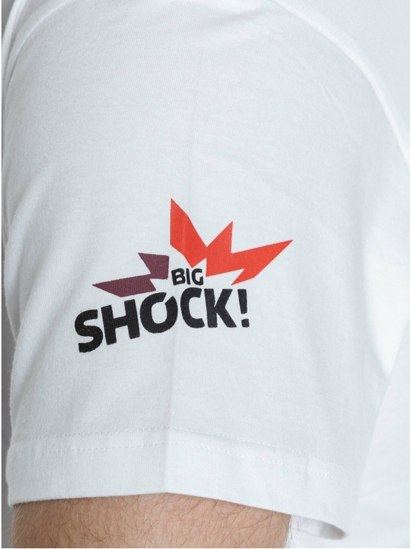 Meatfly Meatfly moška majica Big Shock Kiss White | Bela | Velikost