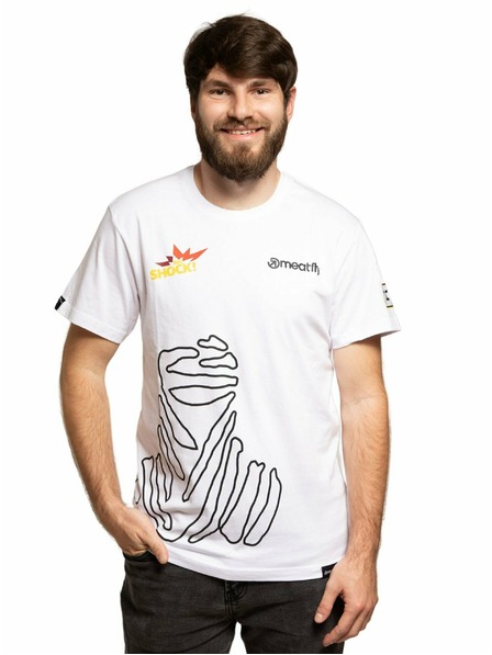 Meatfly Meatfly moška majica Big Shock Dakar White | Bela | Velikost M | 100% bombaž