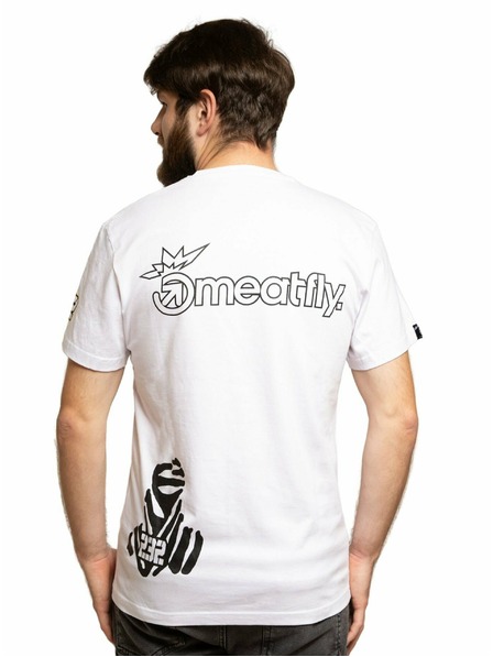 Meatfly Meatfly moška majica Big Shock Dakar White | Bela | Velikost M | 100% bombaž