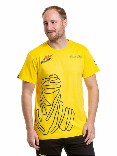 Meatfly Meatfly pánske tričko Dakar Yellow | Žltá | Veľkosť