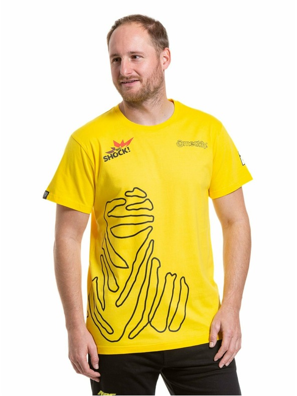 Meatfly Meatfly pánske tričko Dakar Yellow | Žltá | Veľkosť