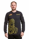 Meatfly Meatfly pánske tričko s dlhým rukávom Dakar Beduin Black | Čierna | Veľkosť