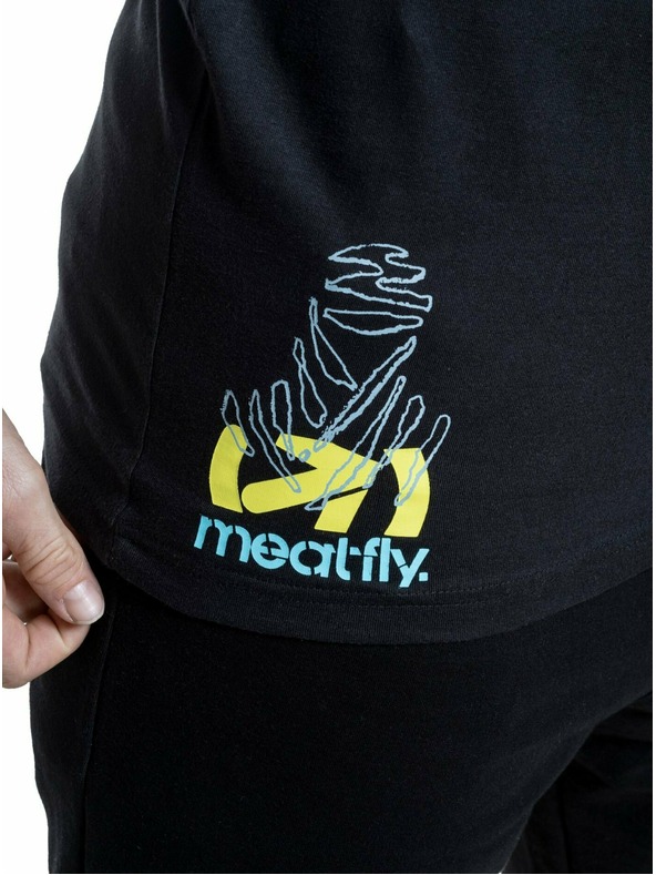 Meatfly Meatfly pánske tričko Dakar Blue/Black