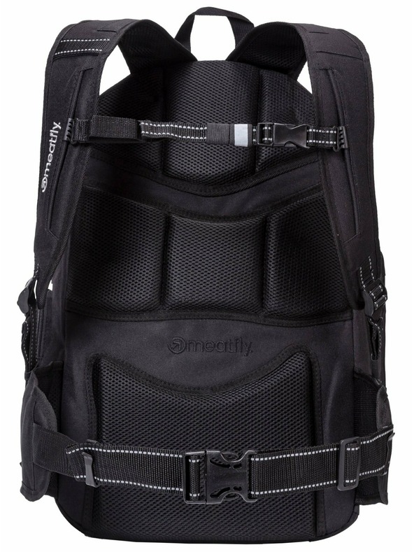 Meatfly Meatfly batoh Wanderer - Black | Čierna | Objem 28 L
