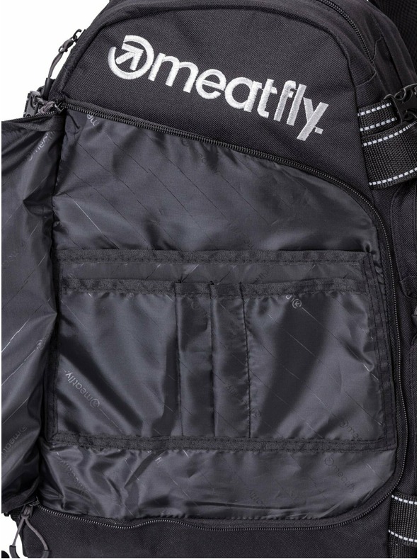 Meatfly Meatfly batoh Wanderer - Black | Čierna | Objem 28 L