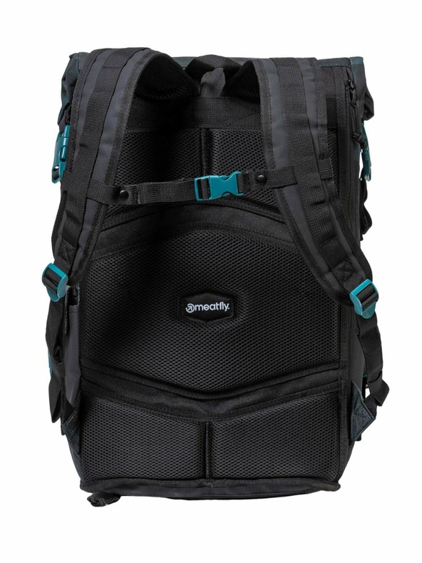 Meatfly Meatfly batoh Periscope Petrolejovo modrý Machový 30 L | Modrá | Objem 30 L
