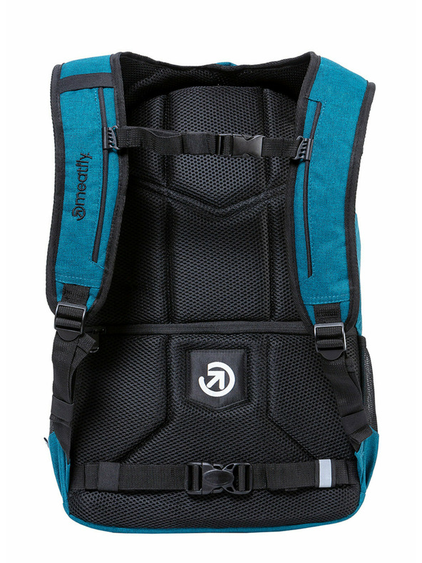 Meatfly Meatfly batoh Exile Petrolejovo modrý Melír/Uhľovo sivý Melír 24 L + PERAČNÍK ZADARMO | Modrá | Objem 24 L