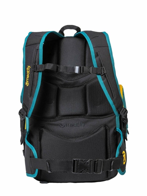 Meatfly Meatfly batoh Wanderer Zelená Had / Čierna 28 L | Čierna | Objem 28 L