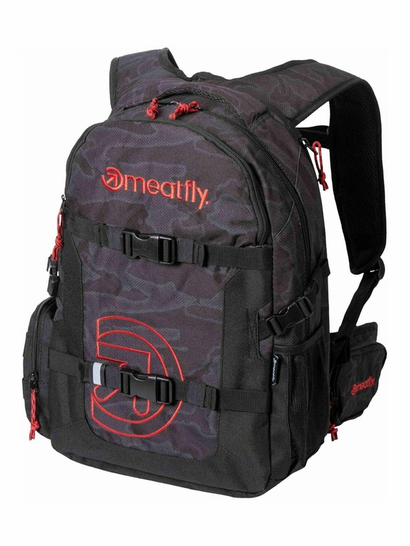 Meatfly Meatfly nahrbtnik Ramble Morph Black 26 L