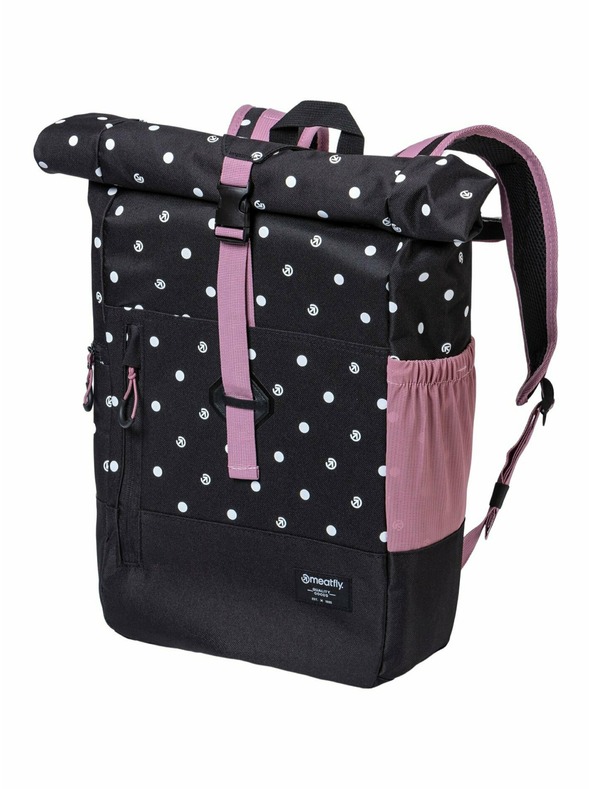 Meatfly Meatfly nahrbtnik Holler Black Dots 28 L | Črna | Prostornina 28 L