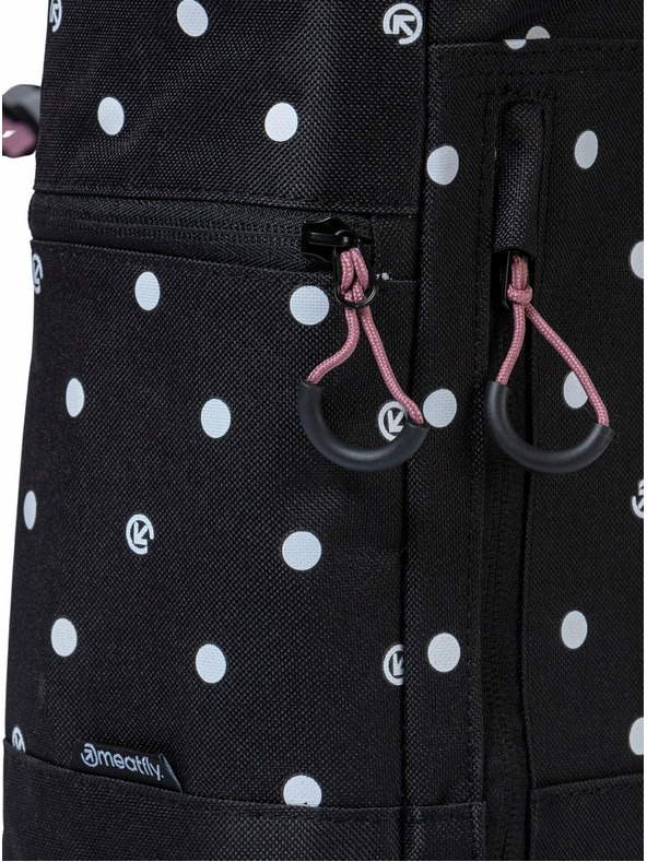 Meatfly Meatfly nahrbtnik Holler Black Dots 28 L | Črna | Prostornina 28 L