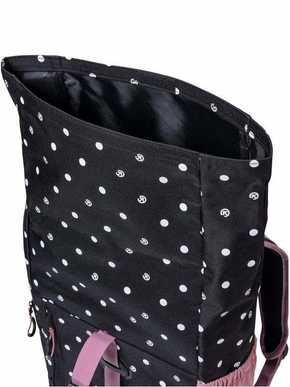 Meatfly Meatfly nahrbtnik Holler Black Dots 28 L | Črna | Prostornina 28 L