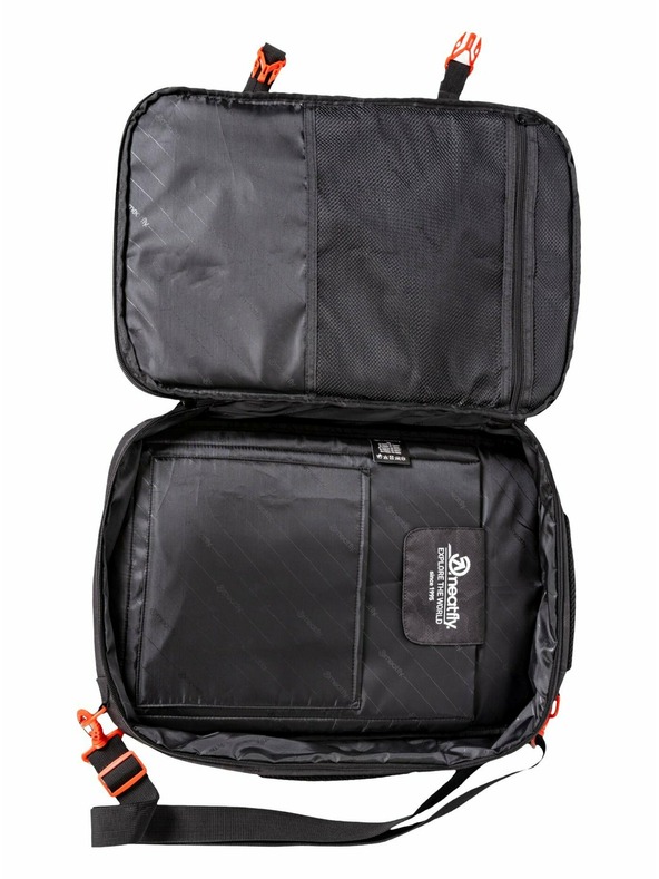 Meatfly Meatfly nahrbtnik Riley Morph Black 28 L | Črna | Prostornina 28 L