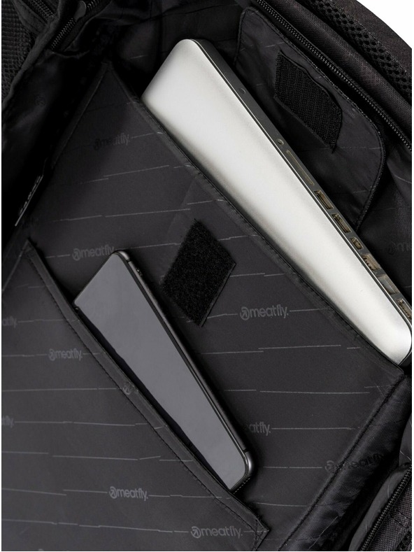 Meatfly Meatfly nahrbtnik Riley Morph Black 28 L | Črna | Prostornina 28 L