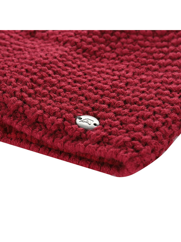 ALPINE PRO Zimska kapa z cofkom ALPINE PRO GRANE anemone