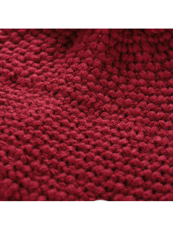 ALPINE PRO Zimska kapa z cofkom ALPINE PRO GRANE anemone