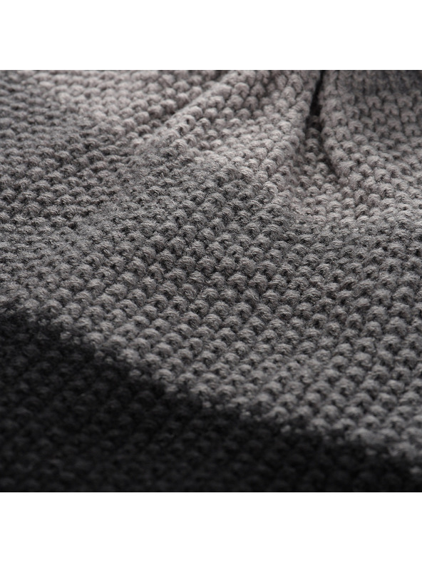 ALPINE PRO Zimska kapa z cofkom ALPINE PRO DELORE smoked pearl