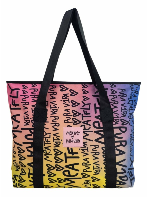 Meatfly Meatfly plažna torbica X Pura Vida Skye Peach Flowers