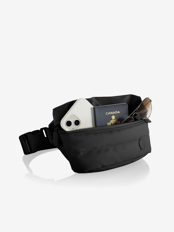 Heys Črna ledvična torba Heys Puffer Mini Waist Bag