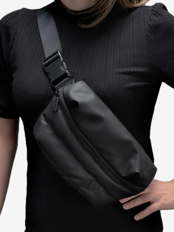 Heys Črna ledvična torba Heys Puffer Mini Waist Bag