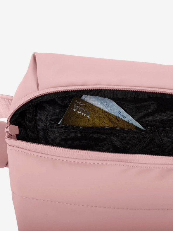 Heys Rožnata damska ledvična torba Heys Puffer Waist Bag Rose