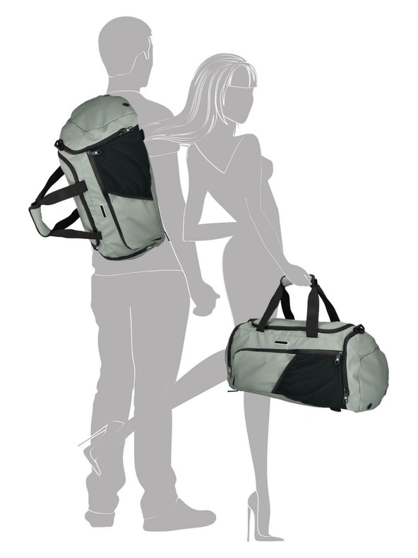 Enrico Benetti Cestovná taška Enrico Benetti Northern 47254 Sivá